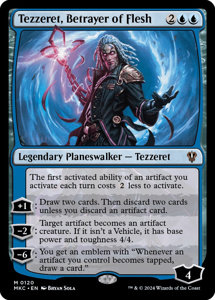 Tezzeret, Betrayer of Flesh [Murders at Karlov Manor Commander] | Gear Gaming Bentonville