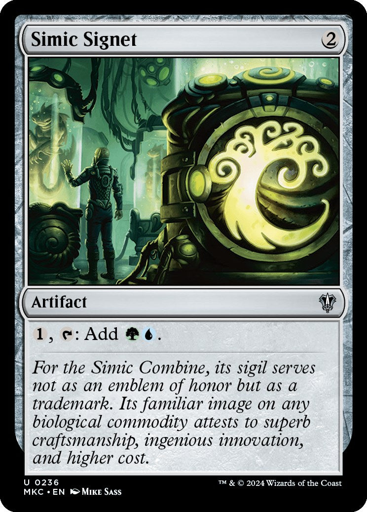 Simic Signet [Murders at Karlov Manor Commander] | Gear Gaming Bentonville