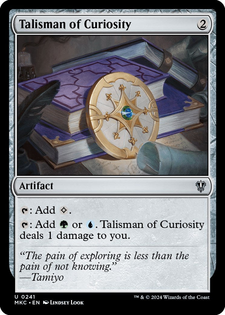 Talisman of Curiosity [Murders at Karlov Manor Commander] | Gear Gaming Bentonville