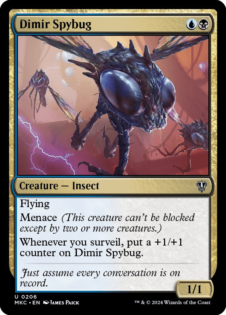 Dimir Spybug [Murders at Karlov Manor Commander] | Gear Gaming Bentonville