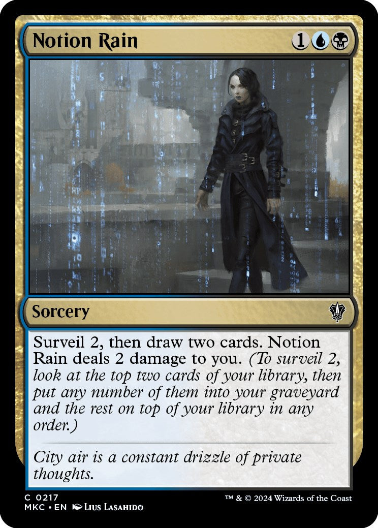 Notion Rain [Murders at Karlov Manor Commander] | Gear Gaming Bentonville