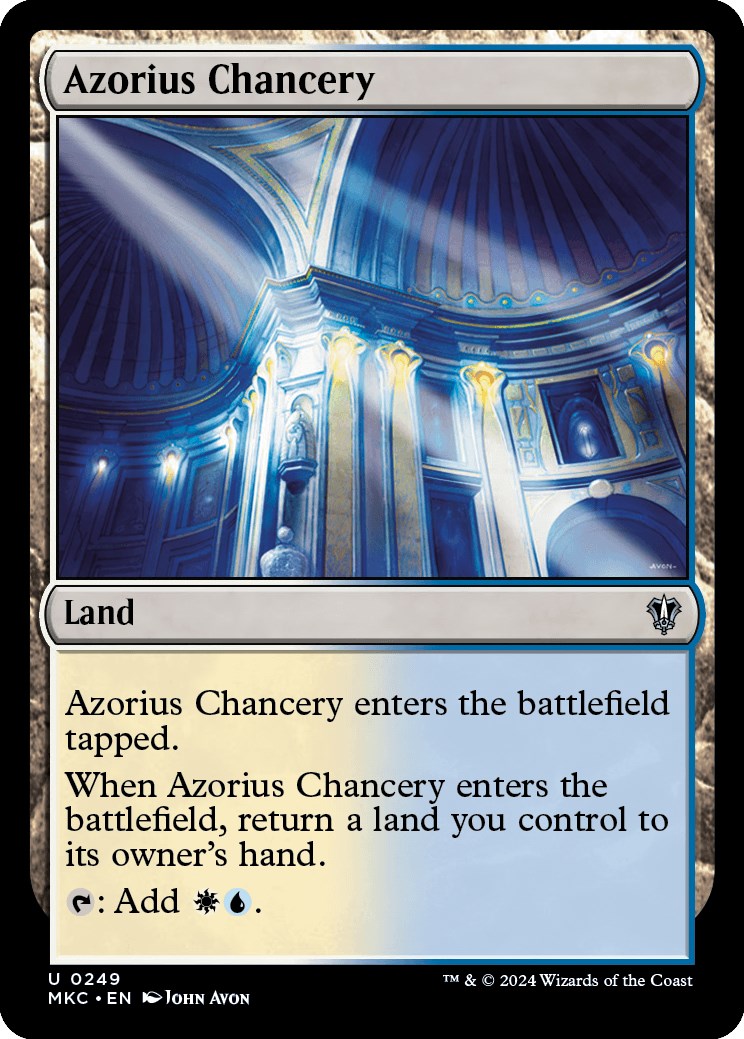 Azorius Chancery [Murders at Karlov Manor Commander] | Gear Gaming Bentonville