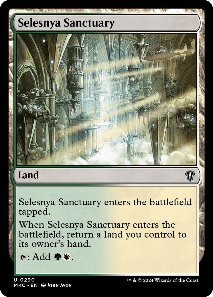 Selesnya Sanctuary [Murders at Karlov Manor Commander] | Gear Gaming Bentonville