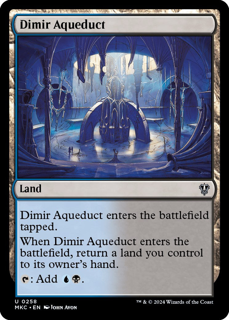 Dimir Aqueduct [Murders at Karlov Manor Commander] | Gear Gaming Bentonville