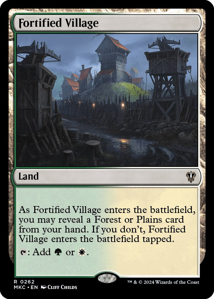 Fortified Village [Murders at Karlov Manor Commander] | Gear Gaming Bentonville