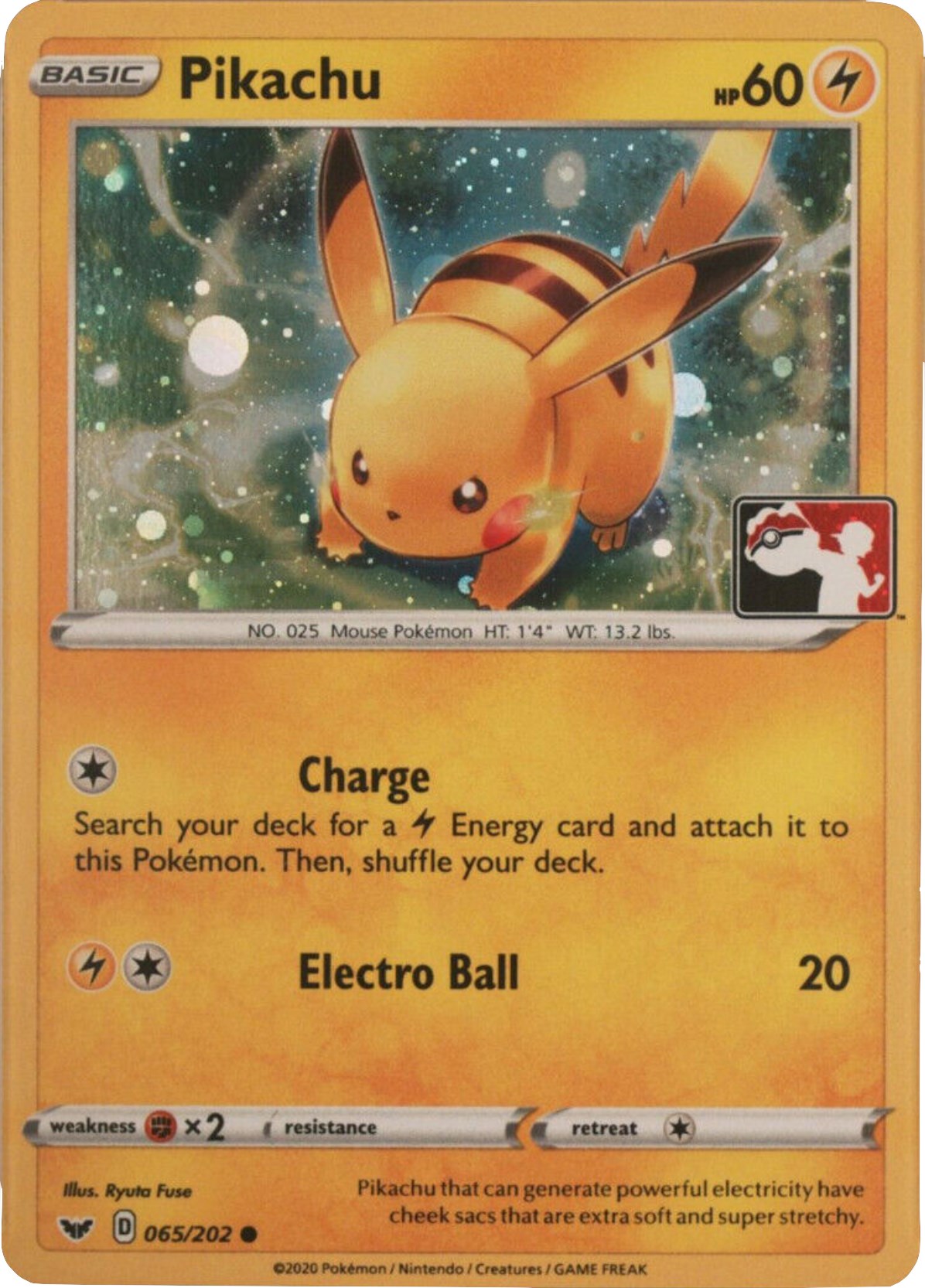 Pikachu (065/202) (Cosmos Holo) [League & Championship Cards] | Gear Gaming Bentonville