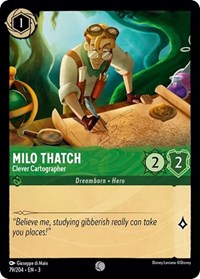 Milo Thatch - Clever Cartographer (79/204) [Into the Inklands] | Gear Gaming Bentonville