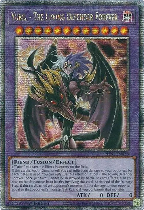 Yubel - The Loving Defender Forever [PHNI-EN038] Quarter Century Secret Rare | Gear Gaming Bentonville