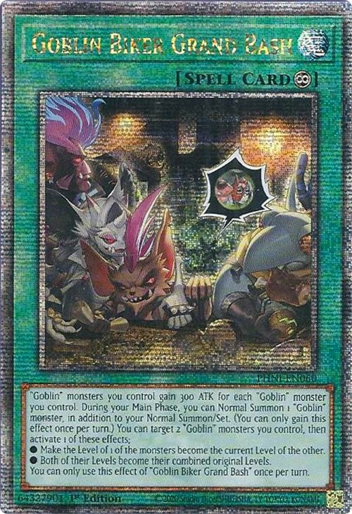 Goblin Biker Grand Bash [PHNI-EN060] Quarter Century Secret Rare | Gear Gaming Bentonville