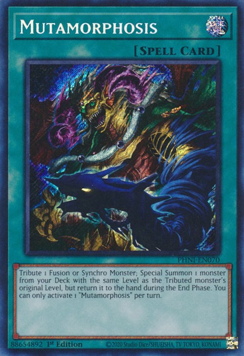 Mutamorphosis [PHNI-EN070] Secret Rare | Gear Gaming Bentonville