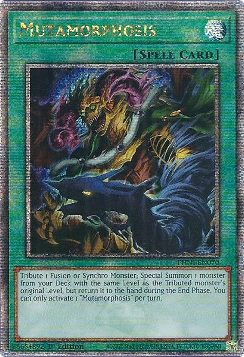 Mutamorphosis [PHNI-EN070] Quarter Century Secret Rare | Gear Gaming Bentonville