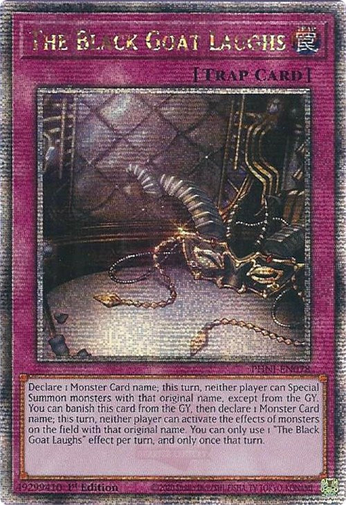 The Black Goat Laughs [PHNI-EN078] Quarter Century Secret Rare | Gear Gaming Bentonville