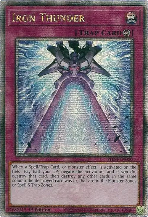 Iron Thunder [PHNI-EN080] Quarter Century Secret Rare | Gear Gaming Bentonville