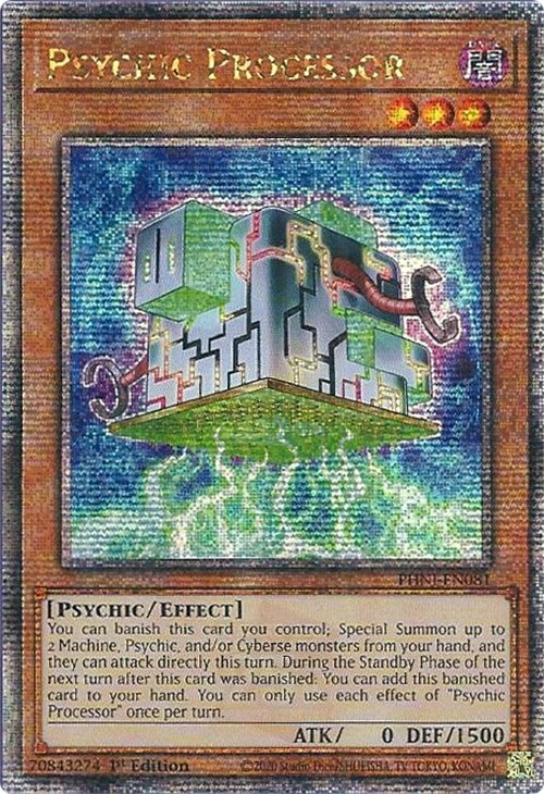 Psychic Processor [PHNI-EN081] Quarter Century Secret Rare | Gear Gaming Bentonville