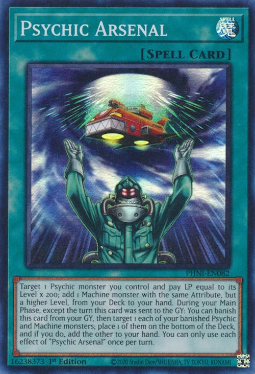 Psychic Arsenal [PHNI-EN082] Super Rare | Gear Gaming Bentonville