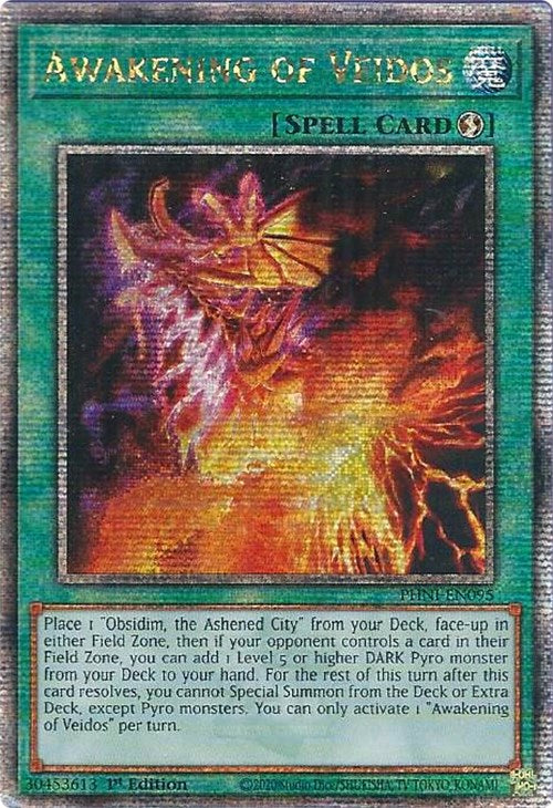 Awakening of Veidos [PHNI-EN095] Quarter Century Secret Rare | Gear Gaming Bentonville