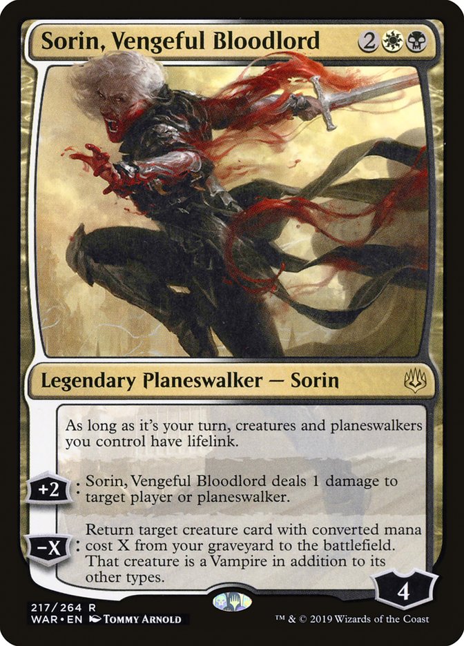 Sorin, Vengeful Bloodlord [War of the Spark] | Gear Gaming Bentonville
