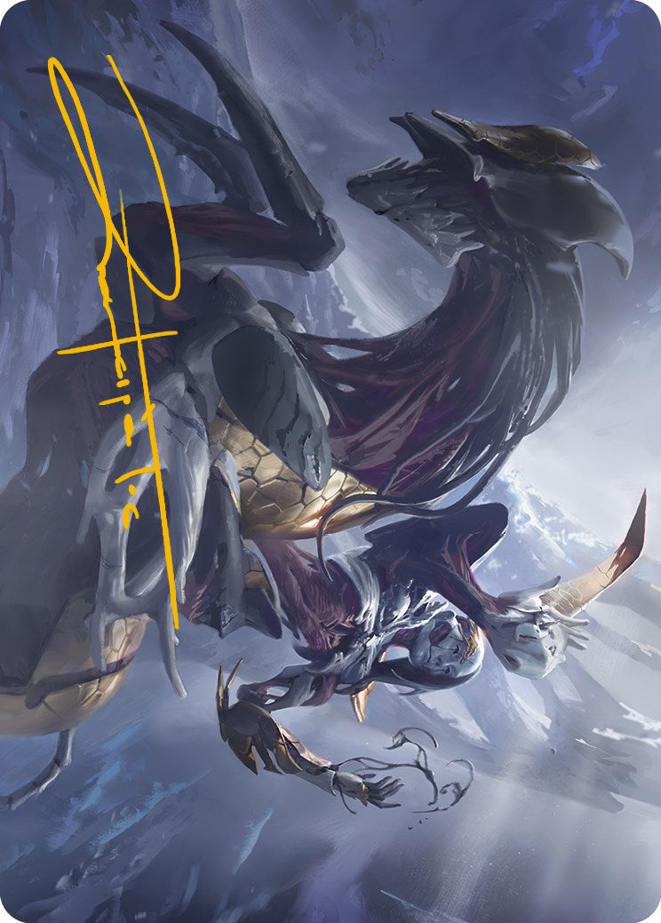 Ria Ivor, Bane of Bladehold Art Card (Gold-Stamped Signature) [Phyrexia: All Will Be One Art Series] | Gear Gaming Bentonville