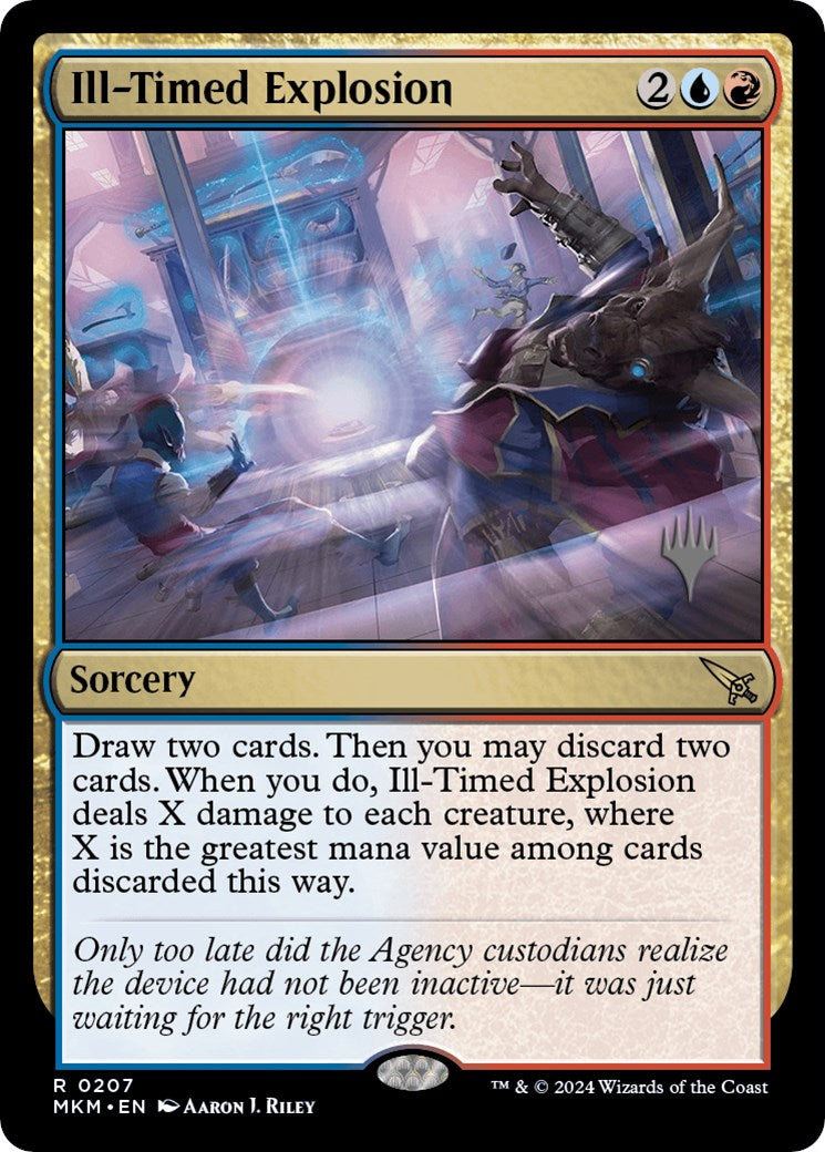 Ill-Timed Explosion (Promo Pack) [Murders at Karlov Manor Promos] | Gear Gaming Bentonville