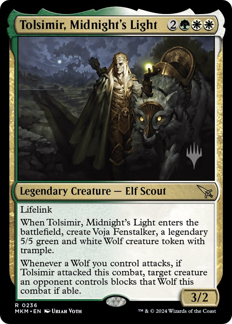 Tolsimir, Midnight's Light (Promo Pack) [Murders at Karlov Manor Promos] | Gear Gaming Bentonville