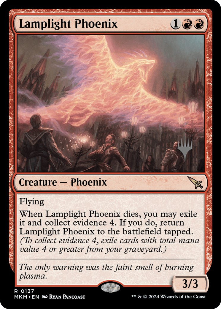 Lamplight Phoenix (Promo Pack) [Murders at Karlov Manor Promos] | Gear Gaming Bentonville