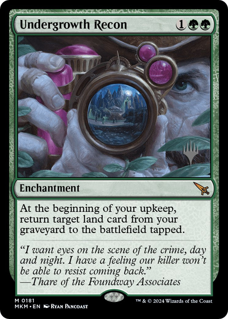 Undergrowth Recon (Promo Pack) [Murders at Karlov Manor Promos] | Gear Gaming Bentonville