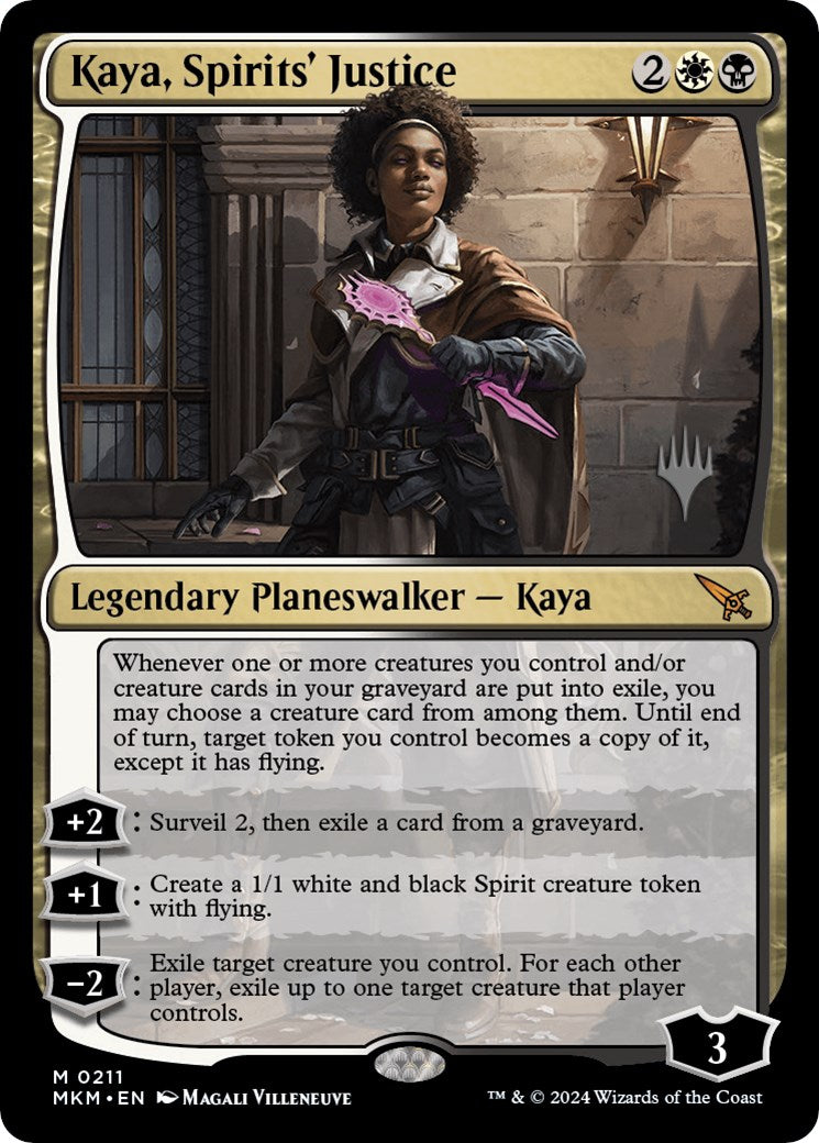 Kaya, Spirits' Justice (Promo Pack) [Murders at Karlov Manor Promos] | Gear Gaming Bentonville