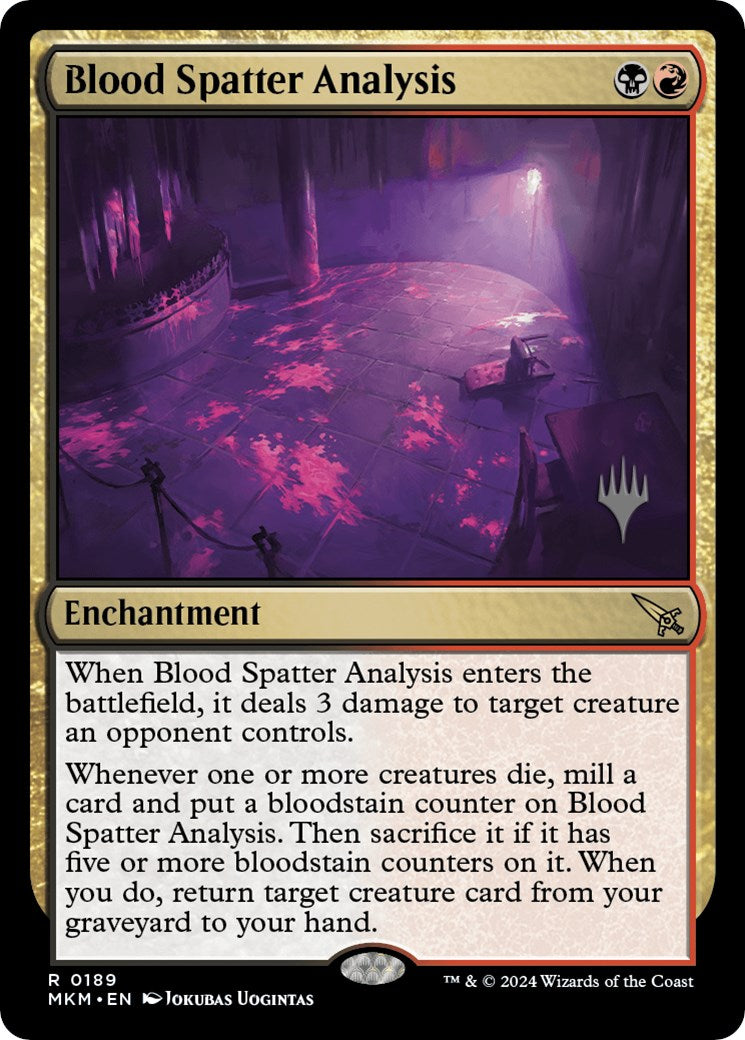 Blood Spatter Analysis (Promo Pack) [Murders at Karlov Manor Promos] | Gear Gaming Bentonville