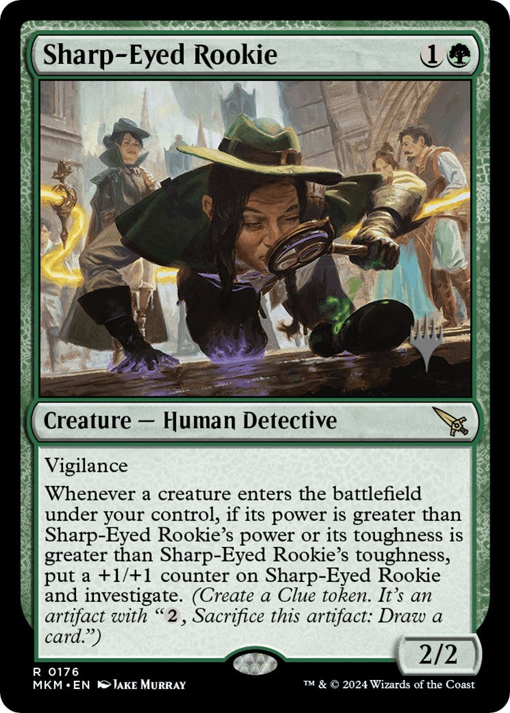 Sharp-Eyed Rookie (Promo Pack) [Murders at Karlov Manor Promos] | Gear Gaming Bentonville