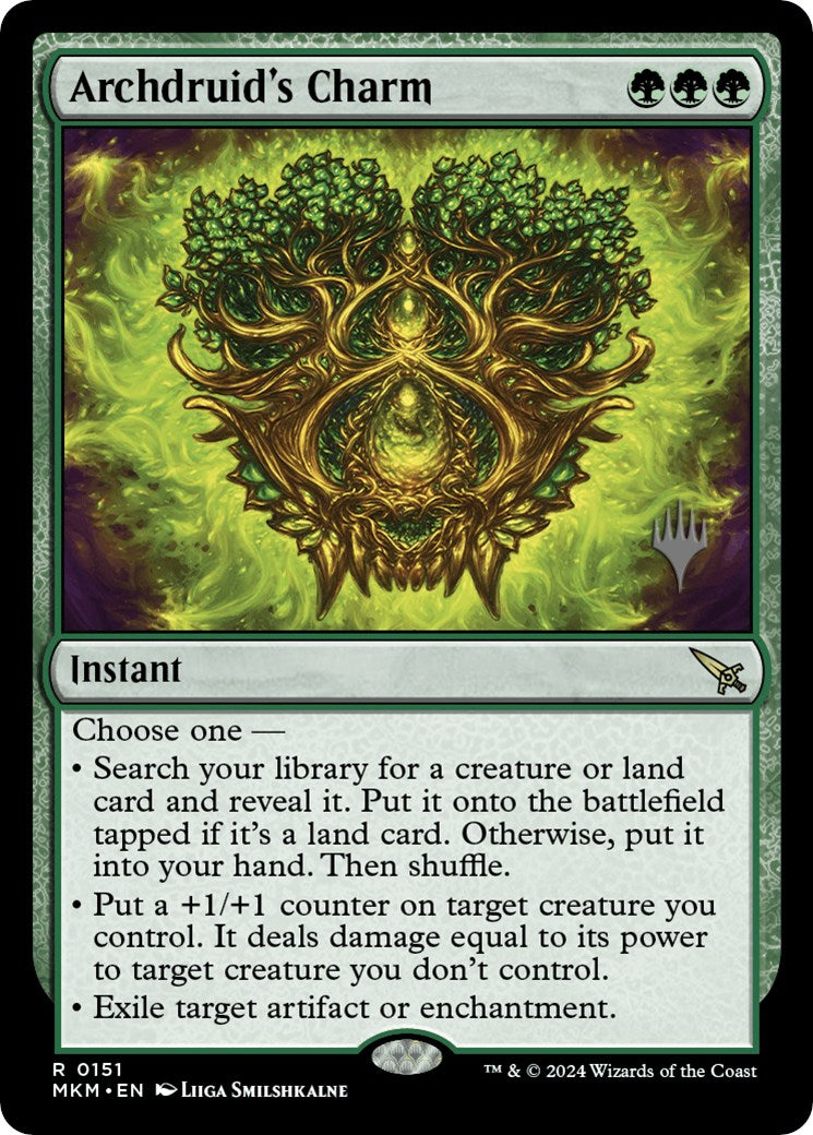 Archdruid's Charm (Promo Pack) [Murders at Karlov Manor Promos] | Gear Gaming Bentonville