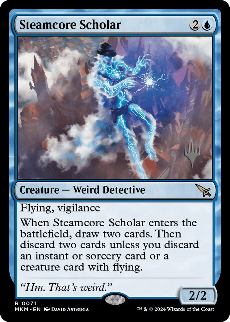 Steamcore Scholar (Promo Pack) [Murders at Karlov Manor Promos] | Gear Gaming Bentonville