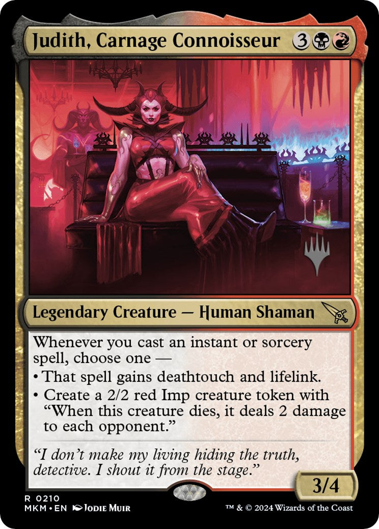 Judith, Carnage Connoisseur (Promo Pack) [Murders at Karlov Manor Promos] | Gear Gaming Bentonville