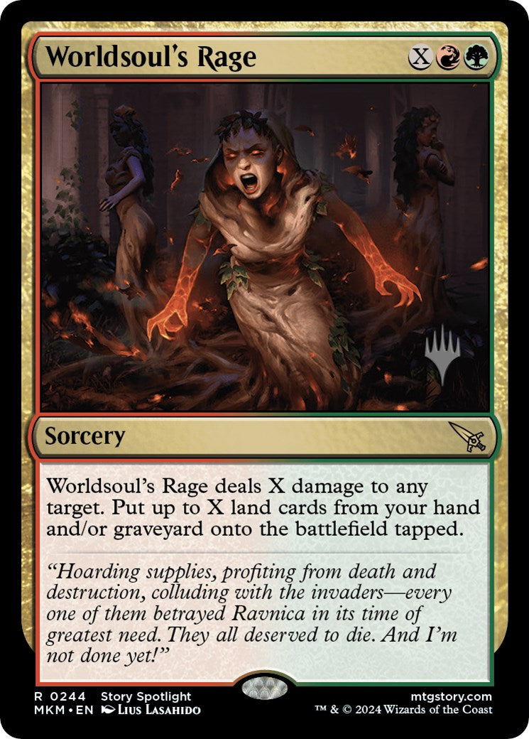 Worldsoul's Rage (Promo Pack) [Murders at Karlov Manor Promos] | Gear Gaming Bentonville