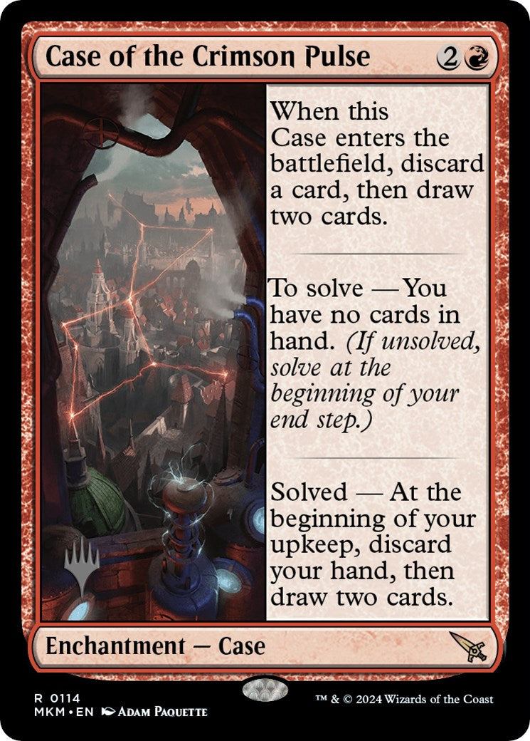 Case of the Crimson Pulse (Promo Pack) [Murders at Karlov Manor Promos] | Gear Gaming Bentonville