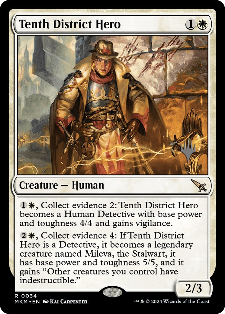 Tenth District Hero (Promo Pack) [Murders at Karlov Manor Promos] | Gear Gaming Bentonville