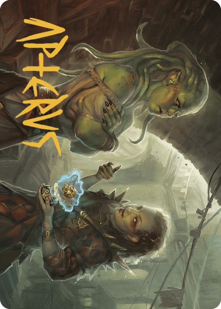 Extract a Confession Art Card (Gold-Stamped Signature) [Murders at Karlov Manor Art Series] | Gear Gaming Bentonville