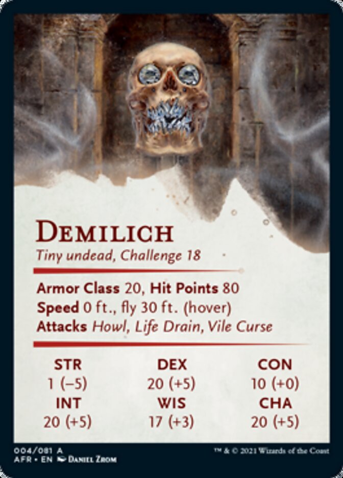 Demilich Art Card [Dungeons & Dragons: Adventures in the Forgotten Realms Art Series] | Gear Gaming Bentonville