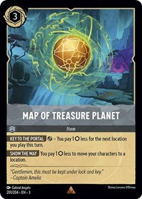 Map of Treasure Planet (201/204) [Into the Inklands] | Gear Gaming Bentonville