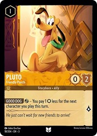 Pluto - Friendly Pooch (18/204) [Into the Inklands] | Gear Gaming Bentonville