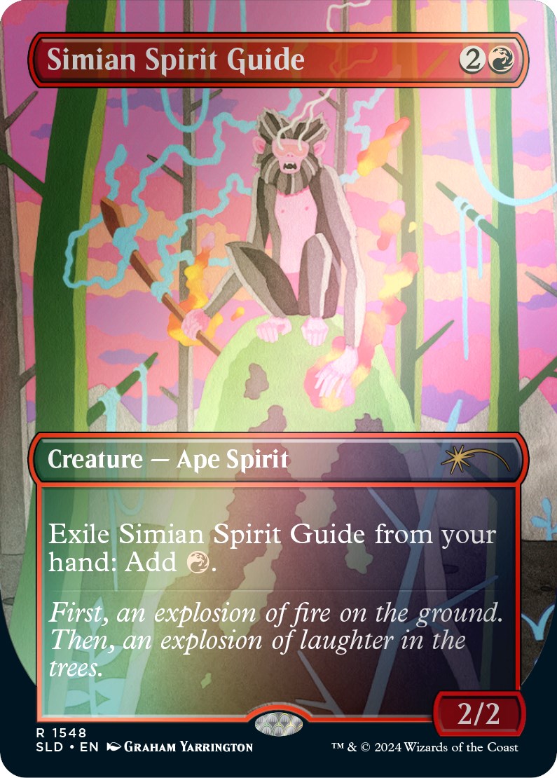 Simian Spirit Guide (Rainbow Foil) [Secret Lair Drop Series] | Gear Gaming Bentonville