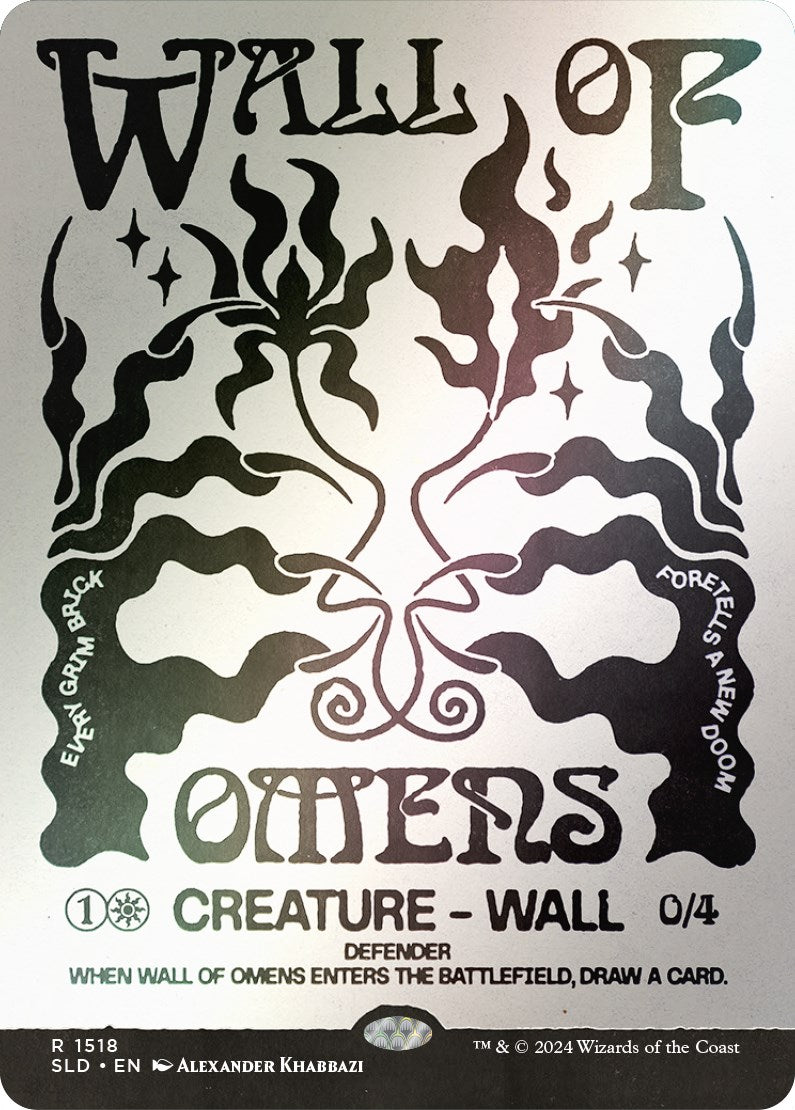 Wall of Omens (Rainbow Foil) [Secret Lair Drop Series] | Gear Gaming Bentonville