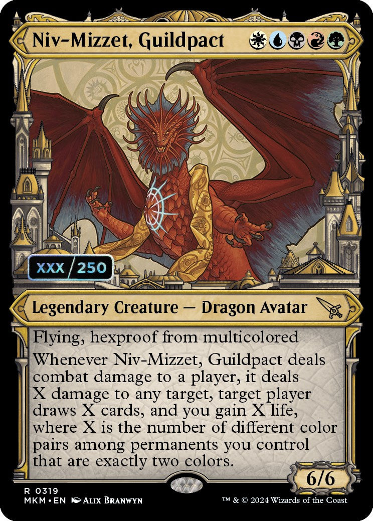 Niv-Mizzet, Guildpact (Serialized) [Murders at Karlov Manor] | Gear Gaming Bentonville