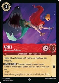 Ariel - Adventurous Collector (103/204) [Into the Inklands] | Gear Gaming Bentonville