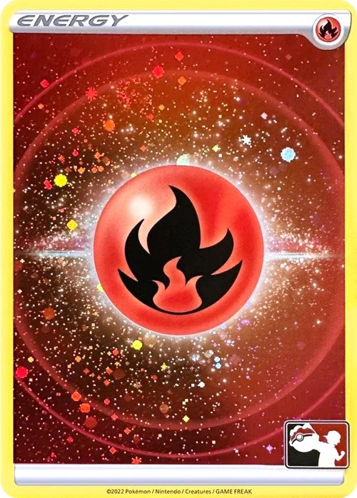 Fire Energy (Cosmos Holo) [Prize Pack Series Three] | Gear Gaming Bentonville