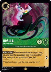 Ursula - Deceiver of All (91/204) [Into the Inklands] | Gear Gaming Bentonville