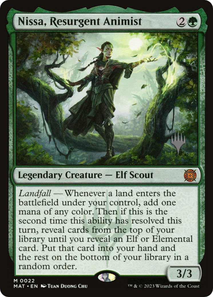 Nissa, Resurgent Animist (Promo Pack) [Murders at Karlov Manor Promos] | Gear Gaming Bentonville