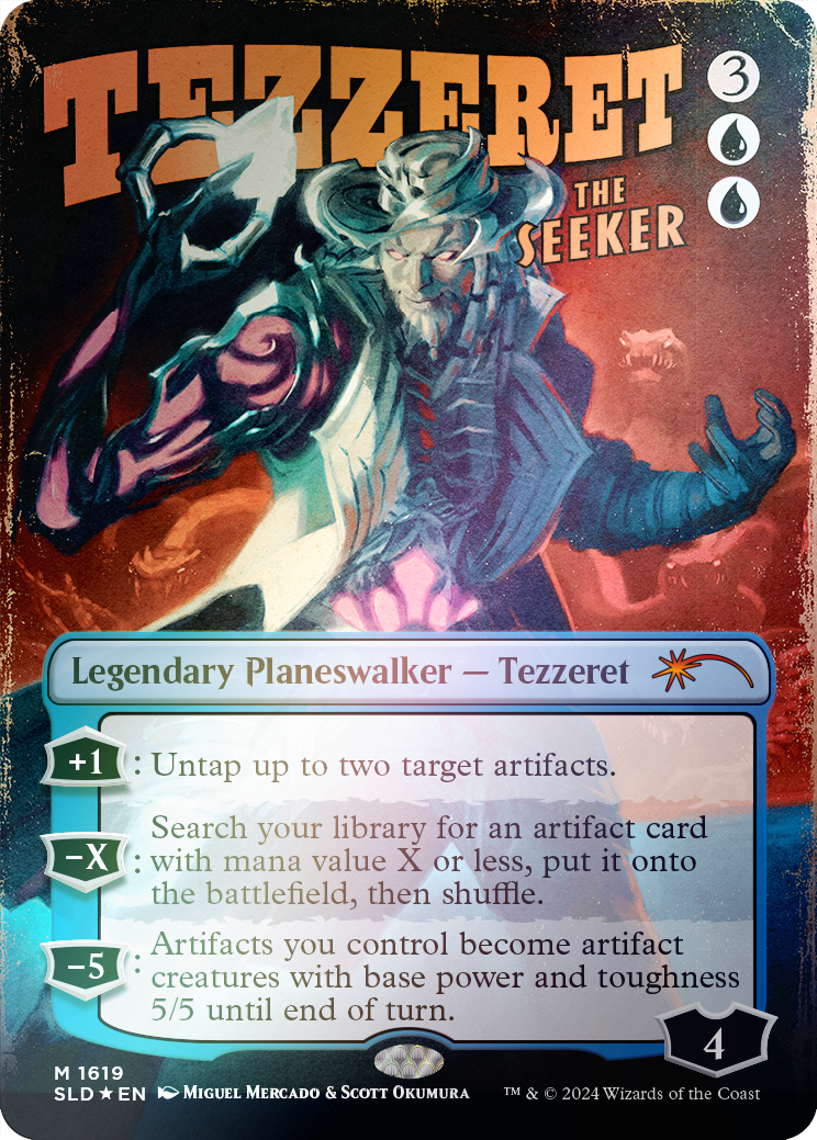 Tezzeret the Seeker (1619) (Rainbow Foil) [Secret Lair Drop Series] | Gear Gaming Bentonville