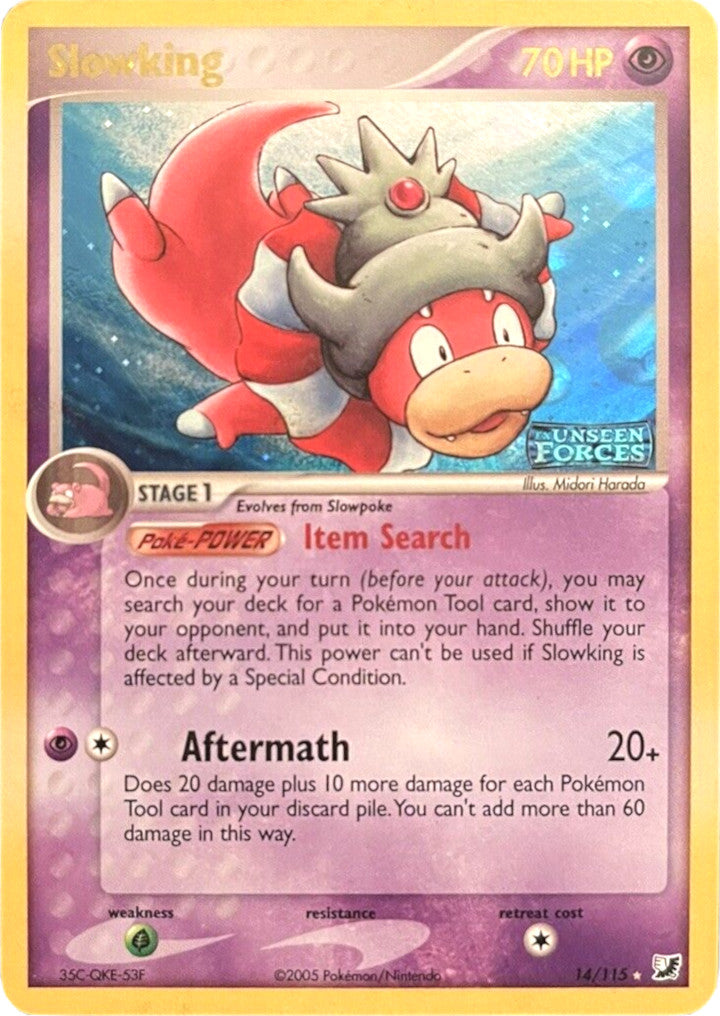 Slowking (14/115) (Stamped) [EX: Unseen Forces] | Gear Gaming Bentonville