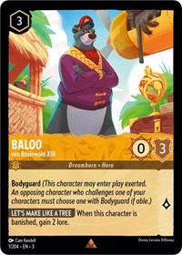 Baloo - von Bruinwald XIII (1/204) [Into the Inklands] | Gear Gaming Bentonville