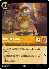 Miss Bianca - Rescue Aid Society Agent (10/204) [Into the Inklands] | Gear Gaming Bentonville